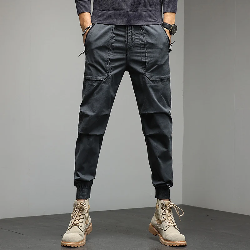Herren Cargo-Joggerhose mit Utility-Taschen und elastischem Bündchen Nord Taschen