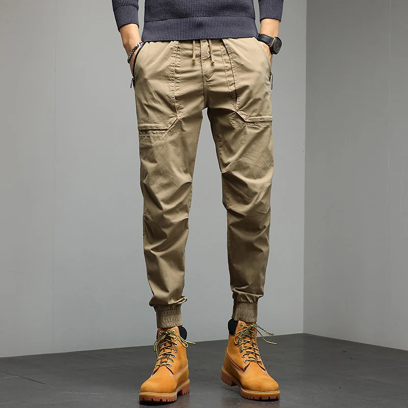Herren Cargo-Joggerhose mit Utility-Taschen und elastischem Bündchen Nord Taschen
