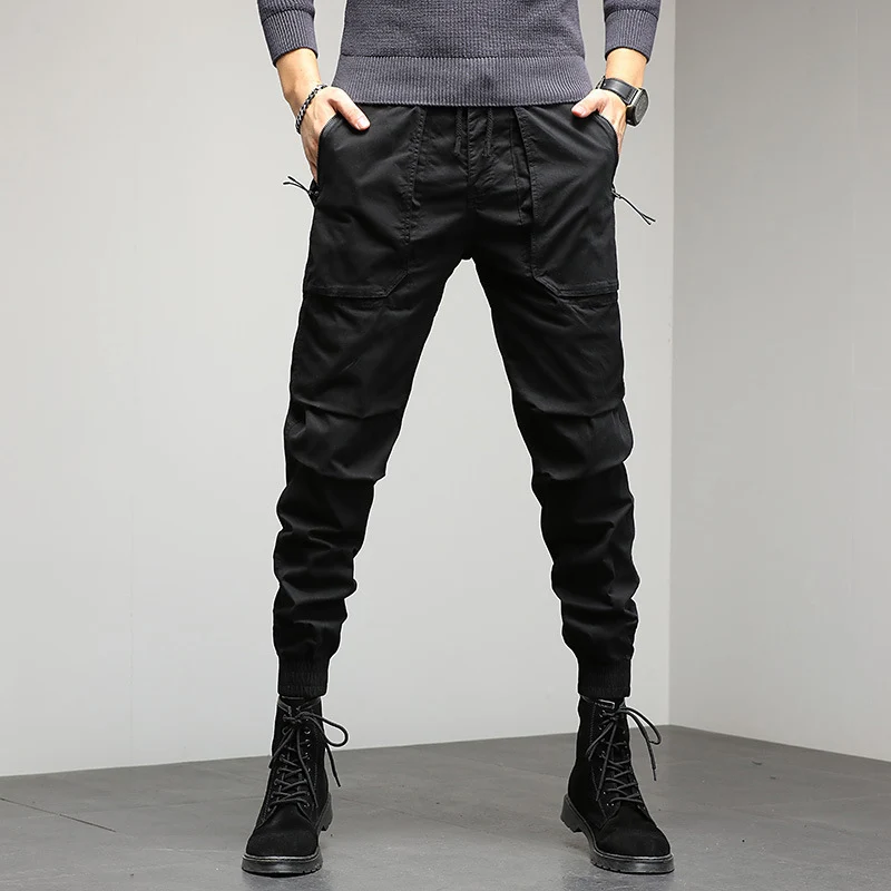 Herren Cargo-Joggerhose mit Utility-Taschen und elastischem Bündchen Nord Taschen