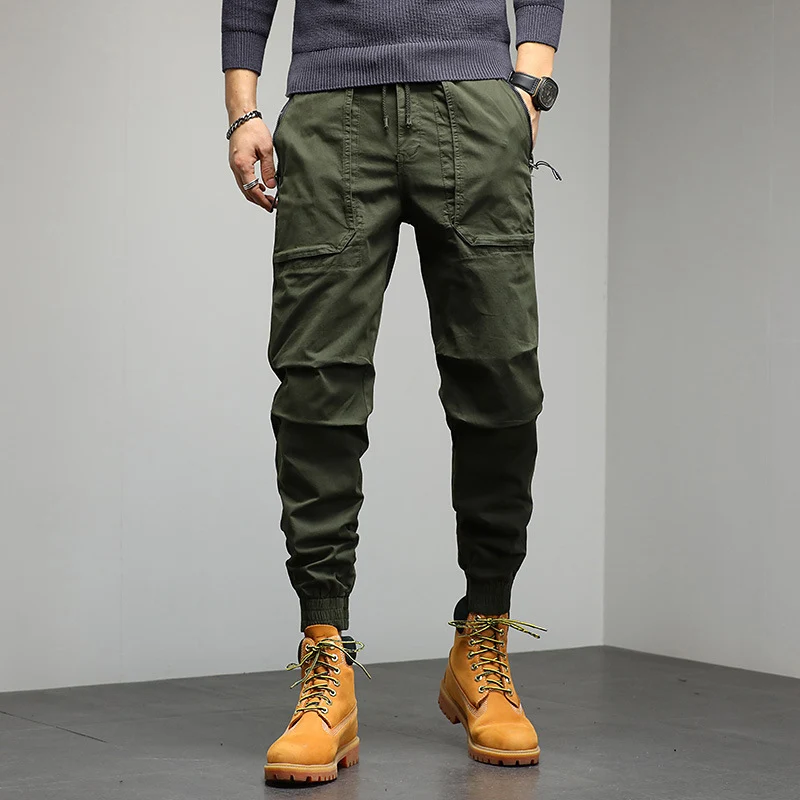 Herren Cargo-Joggerhose mit Utility-Taschen und elastischem Bündchen Nord Taschen