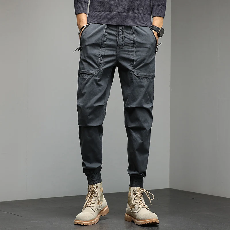 Herren Cargo-Joggerhose mit Utility-Taschen und elastischem Bündchen Nord Taschen