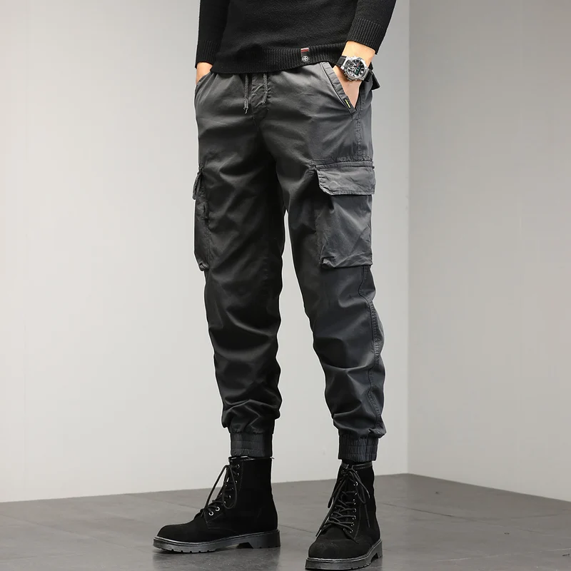 Herren Cargo-Joggerhose mit Multifach-Taschen und Kordelzug Nord Taschen
