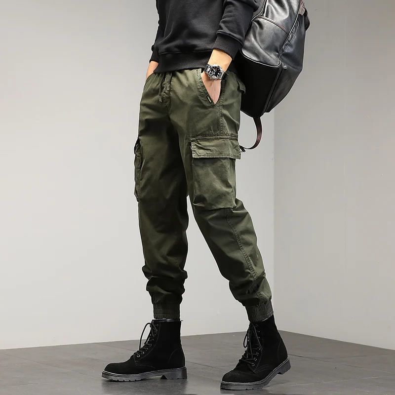 Herren Cargo-Joggerhose mit Multifach-Taschen und Kordelzug Nord Taschen