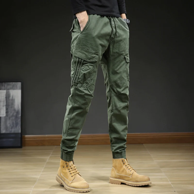 Herren Cargo-Joggerhose mit Multifach-Taschen und Kordelzug Nord Taschen