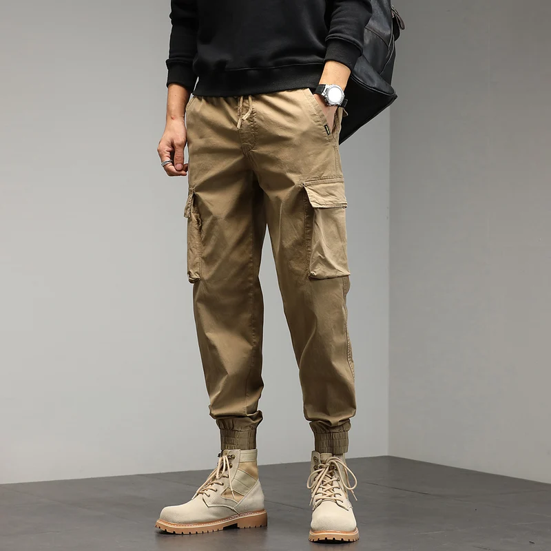 Herren Cargo-Joggerhose mit Multifach-Taschen und Kordelzug Nord Taschen