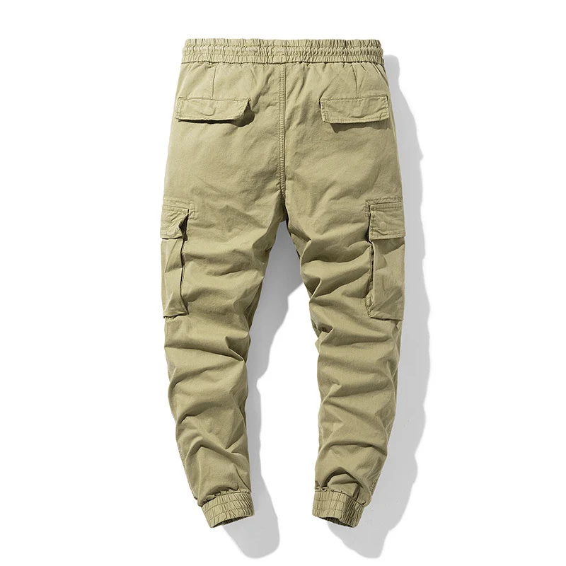 Herren Cargo-Jogger mit elastischem Bund, Multifunktions-Taschen und gesmokten Bündchen Nord Taschen
