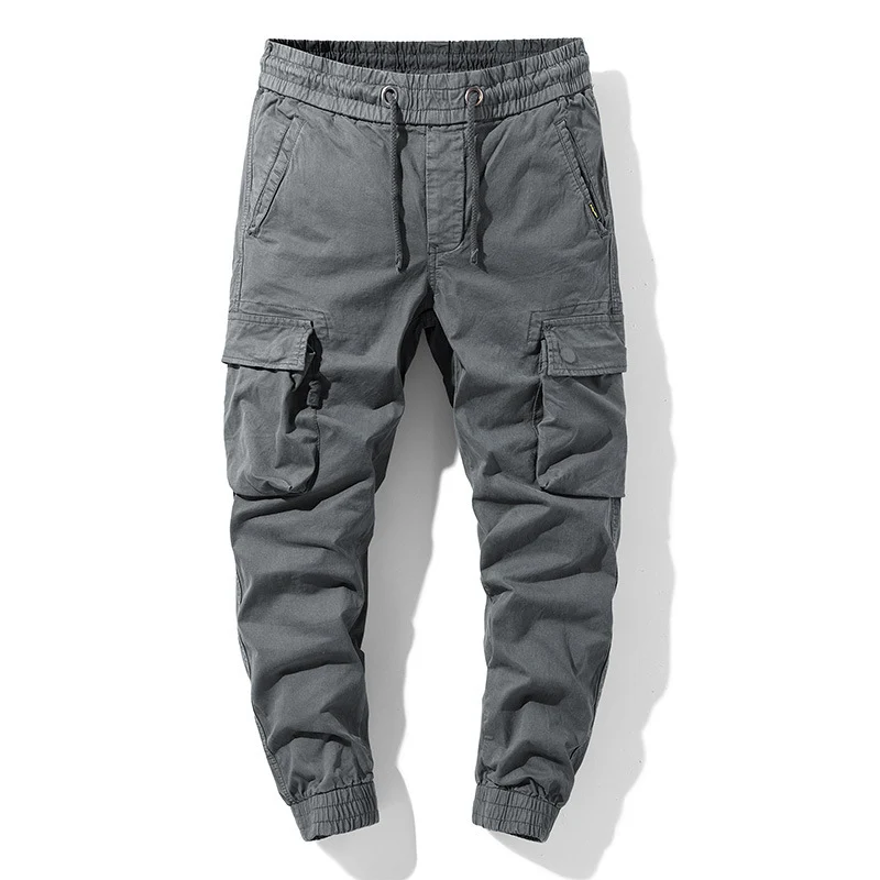 Herren Cargo-Jogger mit elastischem Bund, Multifunktions-Taschen und gesmokten Bündchen Nord Taschen