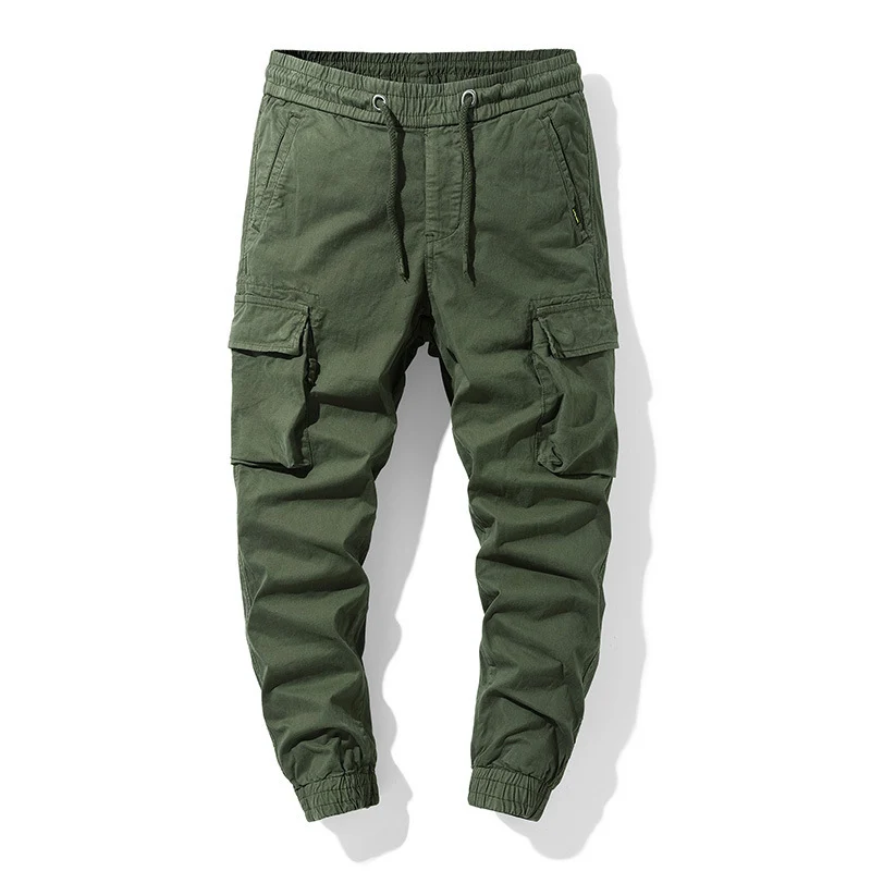 Herren Cargo-Jogger mit elastischem Bund, Multifunktions-Taschen und gesmokten Bündchen Nord Taschen