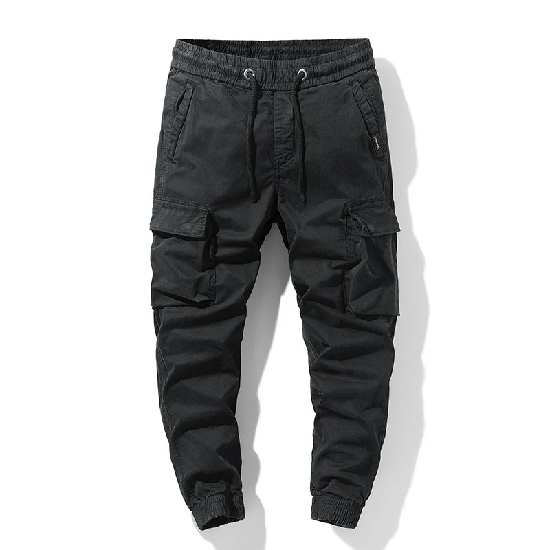 Herren Cargo-Jogger mit elastischem Bund, Multifunktions-Taschen und gesmokten Bündchen Nord Taschen