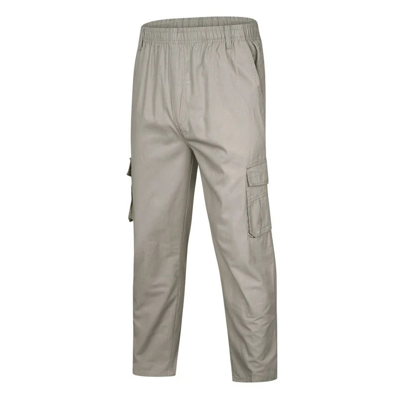 Herren Cargo-Hose mit elastischem Bund, Mehrfachtaschen und geradem Bein Nord Taschen
