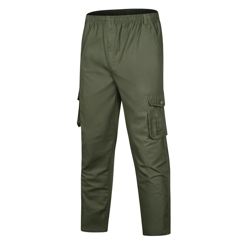 Herren Cargo-Hose mit elastischem Bund, Mehrfachtaschen und geradem Bein Nord Taschen