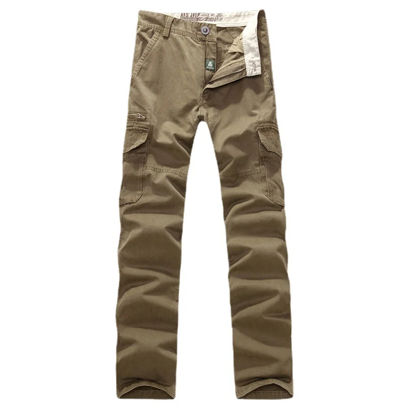 Herren Cargo-Hose im Utility-Stil mit Mehrfach-Taschen und verstärkten Knien Nord Taschen