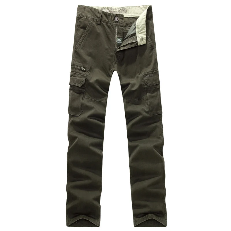 Herren Cargo-Hose im Utility-Stil mit Mehrfach-Taschen und verstärkten Knien Nord Taschen