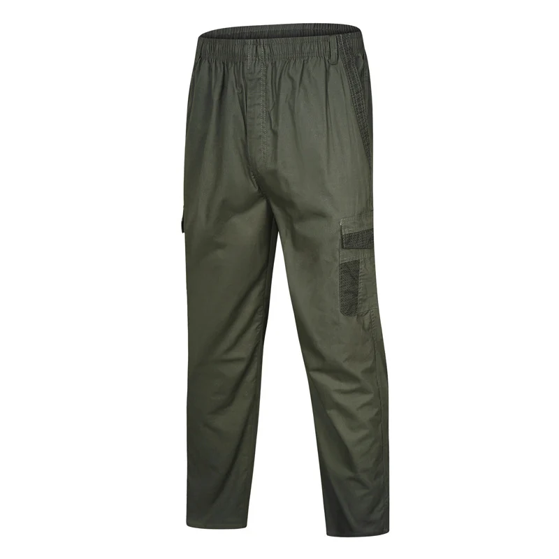 Herren Cargo-Freizeithose mit elastischem Bund, Mehrfach‑Taschen und Mesh‑Einsätzen Nord Taschen