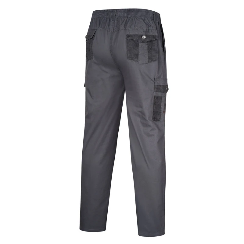 Herren Cargo-Freizeithose mit elastischem Bund, Mehrfach‑Taschen und Mesh‑Einsätzen Nord Taschen