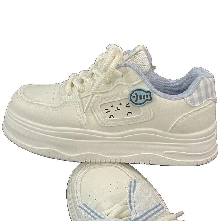 Damen Verspielte Sneakers mit einzigartiger Katzenapplikation