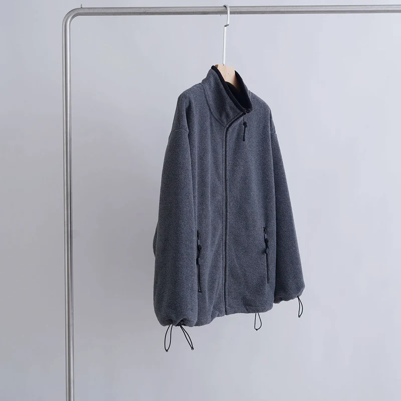 Damen Sportliche Fleecejacke mit hohem Kragen Nord Taschen