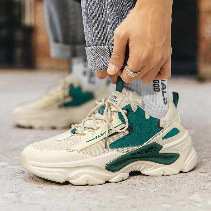 Damen Freizeit Sneakers mit atmungsaktivem Mesh-Obermaterial und stoßdämpfender Sohle - Arvani