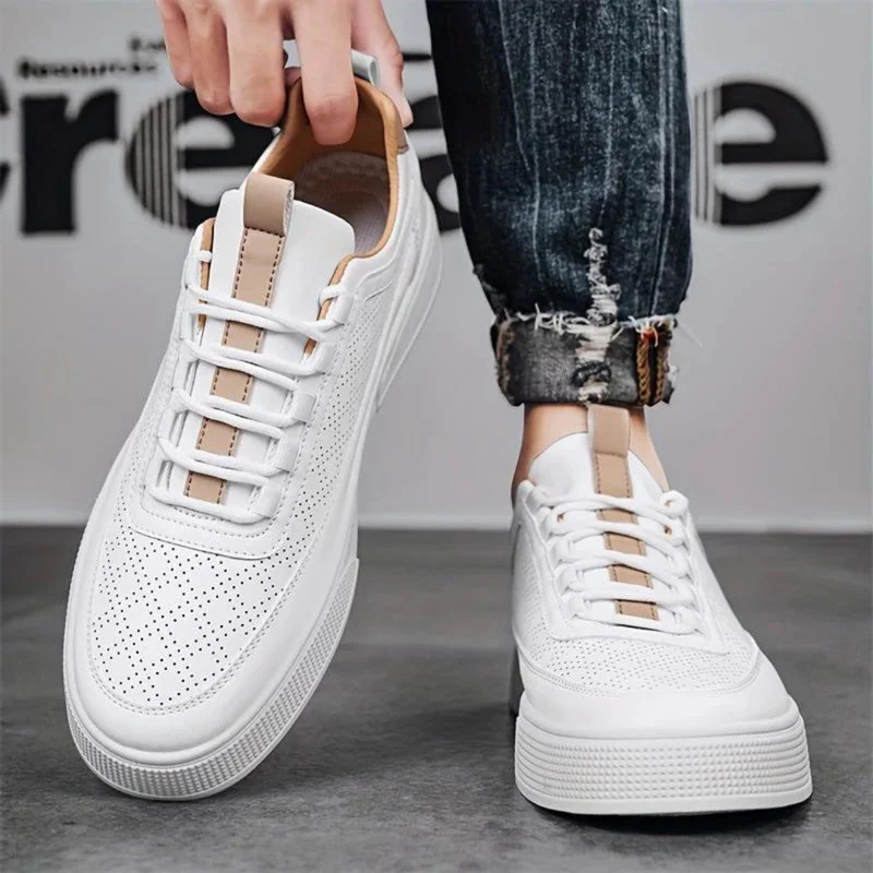 Bequeme Lässig Weiße Herrenschuhe