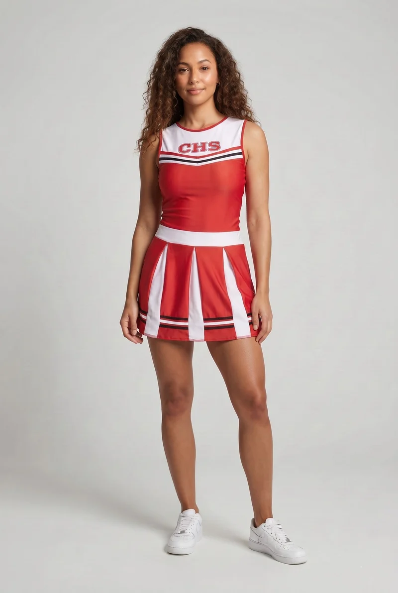 Frauen Cheerleader Kostüm mit sportlichen Akzenten Nord Taschen