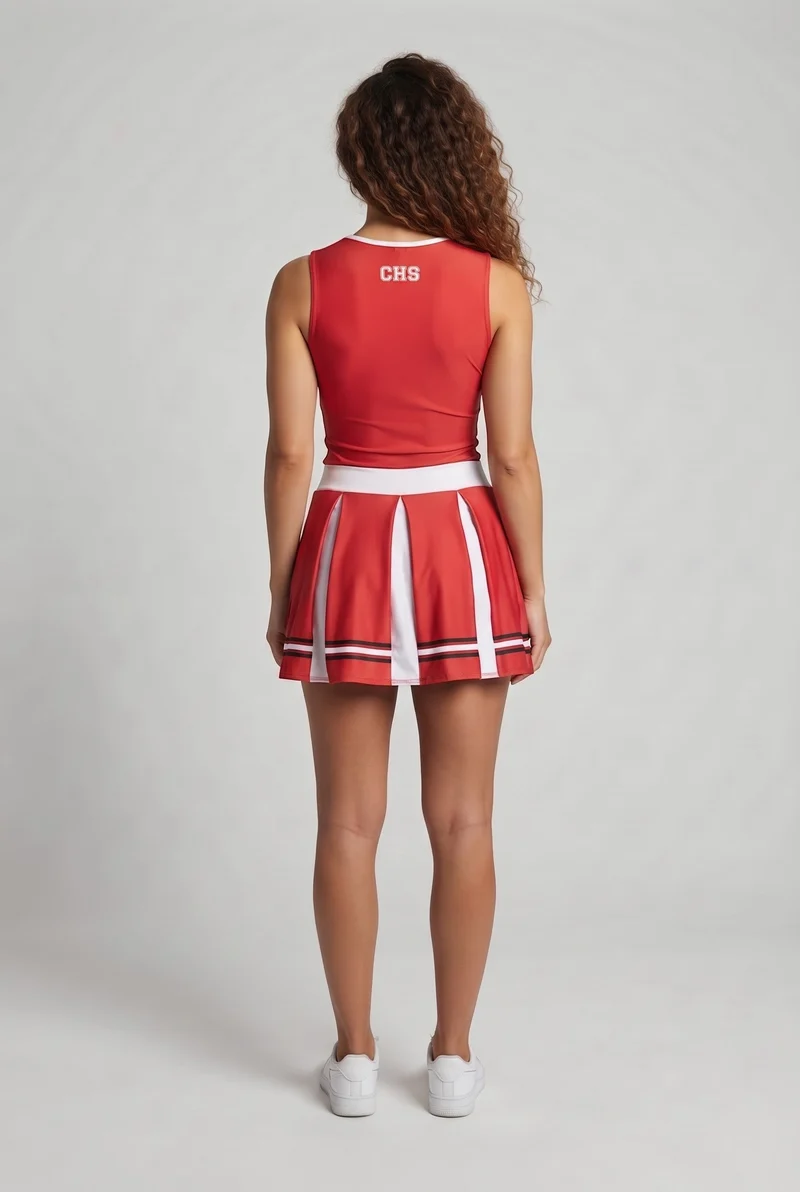 Frauen Cheerleader Kostüm mit sportlichen Akzenten Nord Taschen