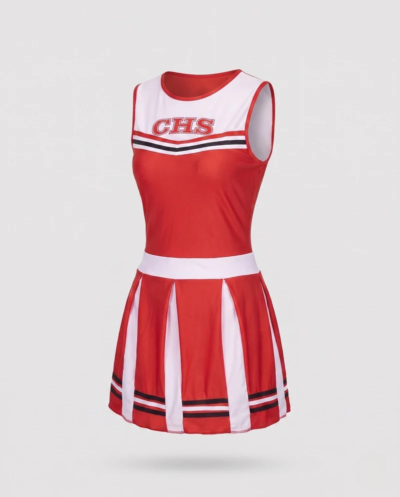 Frauen Cheerleader Kostüm mit sportlichen Akzenten Nord Taschen