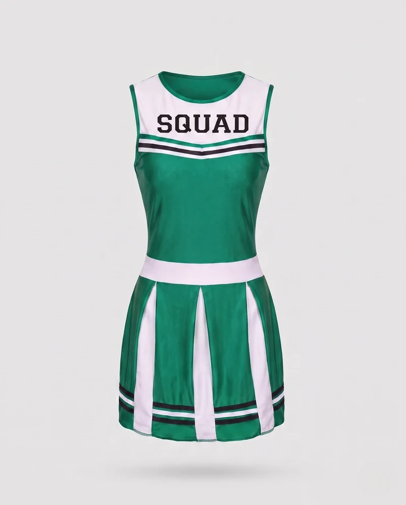 Frauen Cheerleader Kostüm mit sportlichen Akzenten Nord Taschen