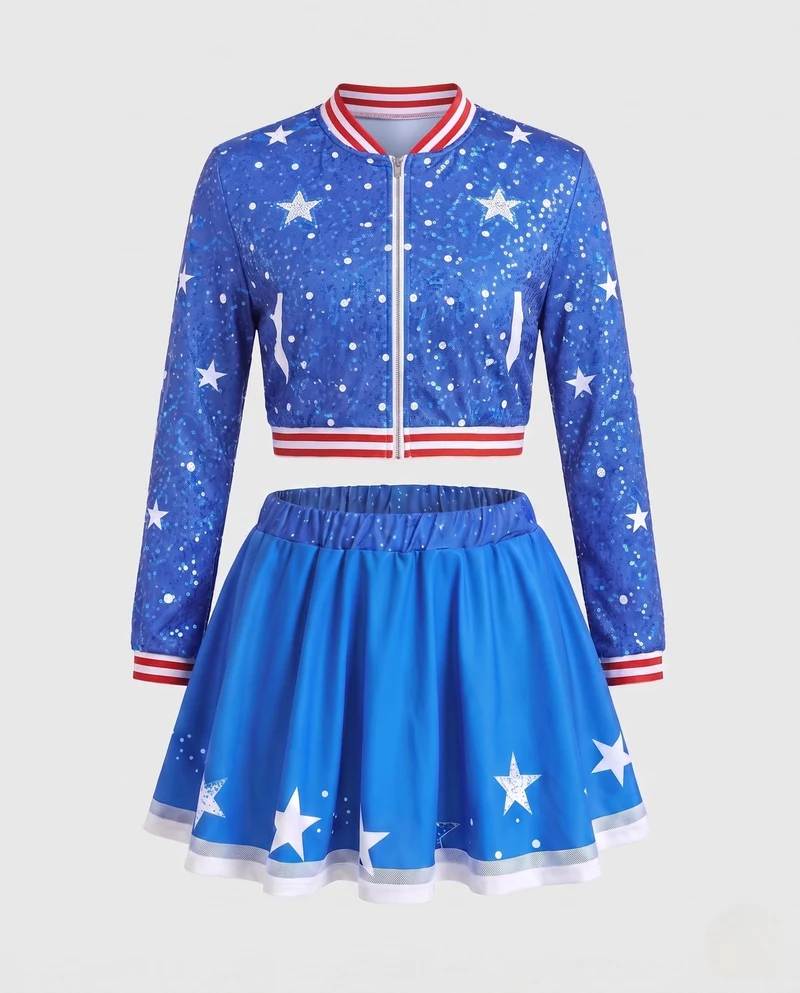 Damen Cheerleader Outfit Nord Taschen