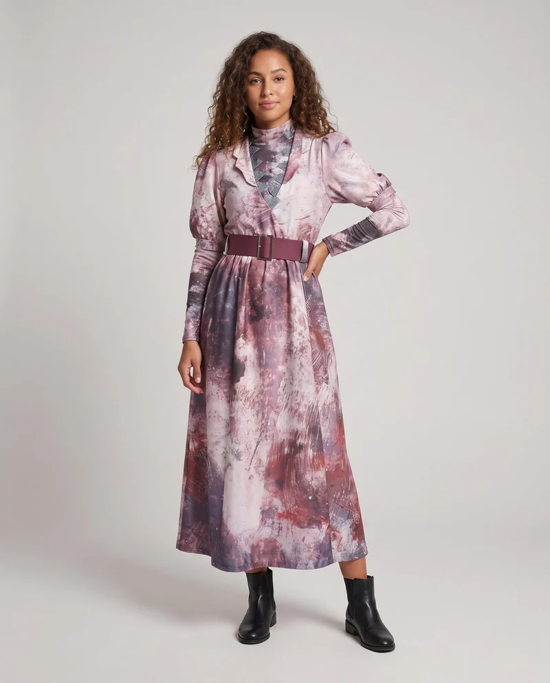 Frauen Mode Statement Kleid Nord Taschen