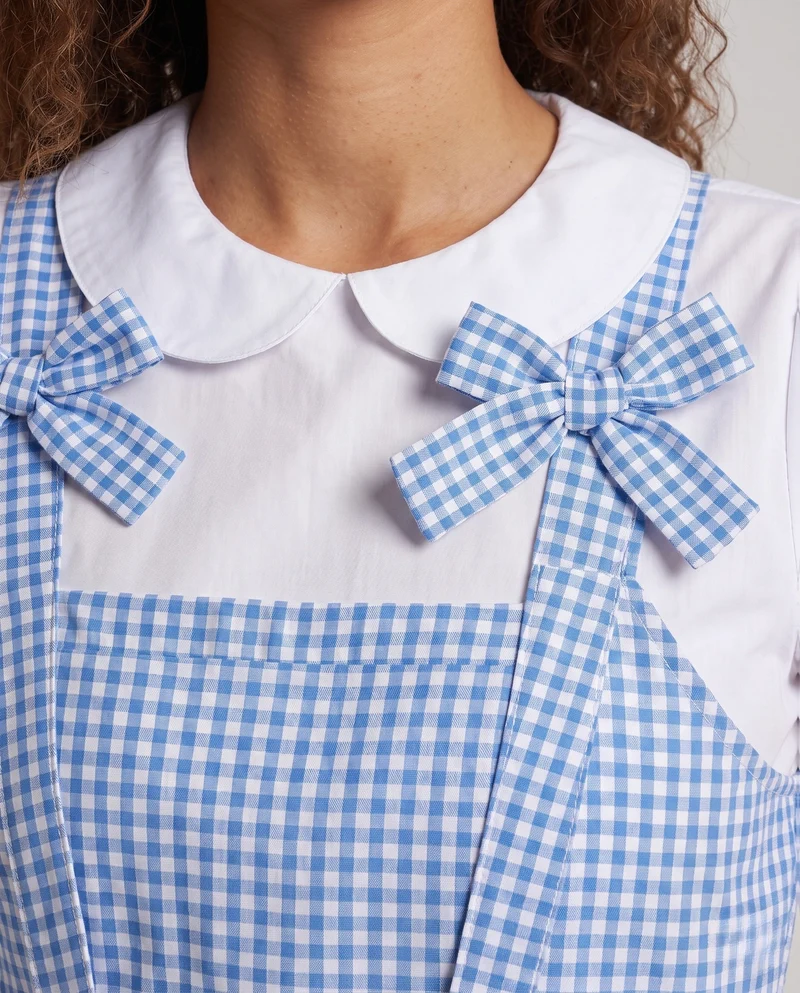 Damen Freizeitkleid mit kariertem Muster Nord Taschen