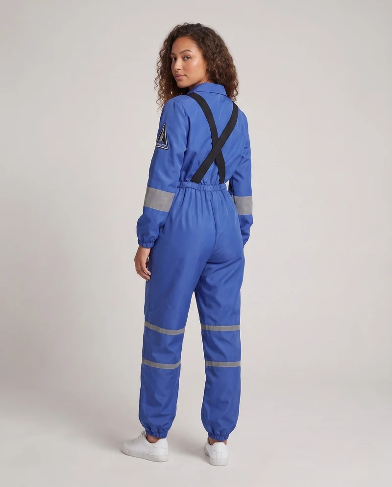 Damen futuristische Bluse Overall Nord Taschen