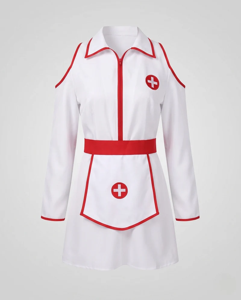 Kostüm für Frauen als moderne Krankenschwester Nord Taschen