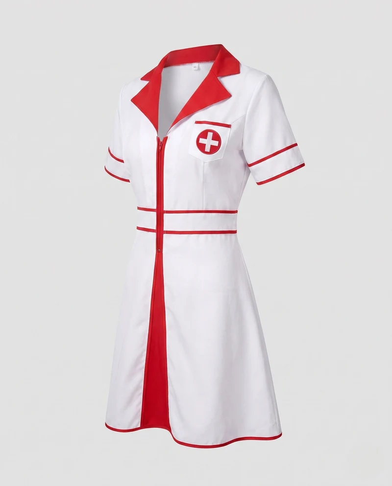 Frauen Sexy Krankenschwester Kostüm Nord Taschen