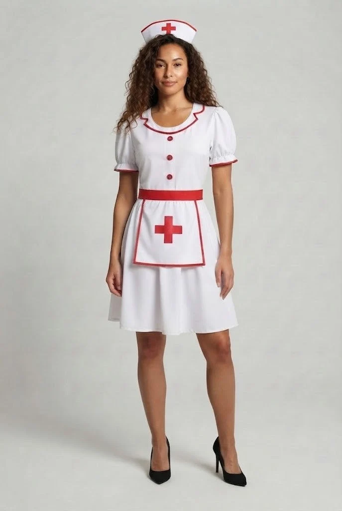 Frauen sexy Krankenschwesternkleid Nord Taschen