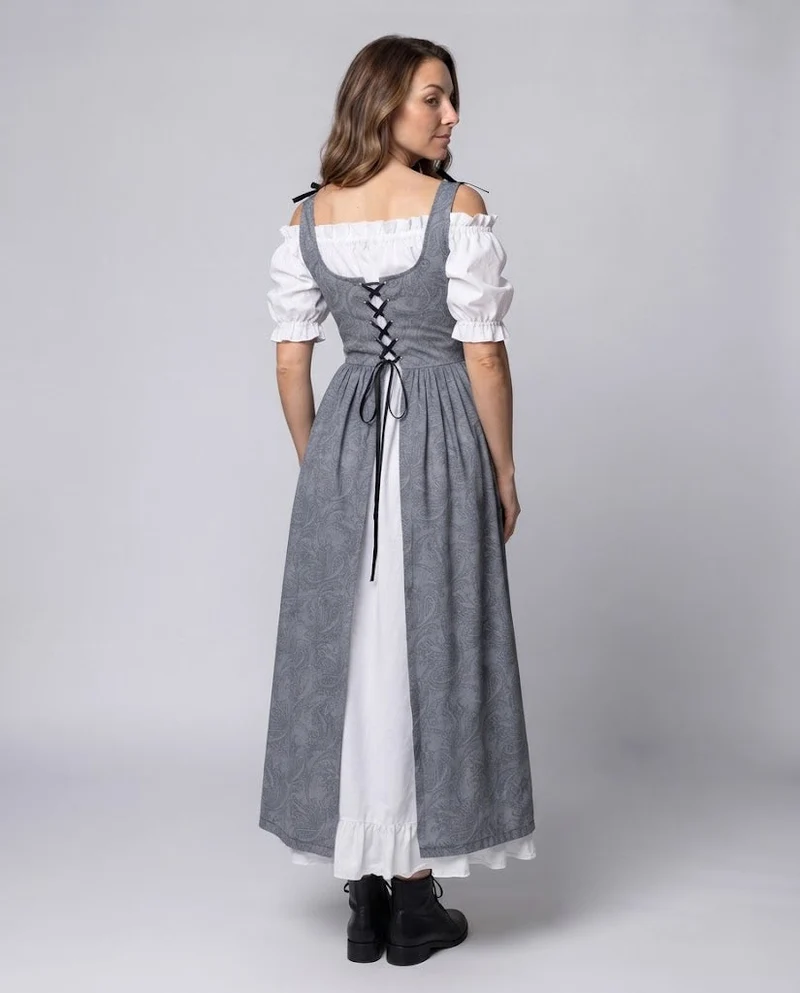 Damen traditionelle Kleid mit verspieltem Design Nord Taschen