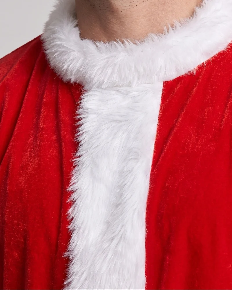 Herren Kostüm als grüner Weihnachtsgeist Nord Taschen