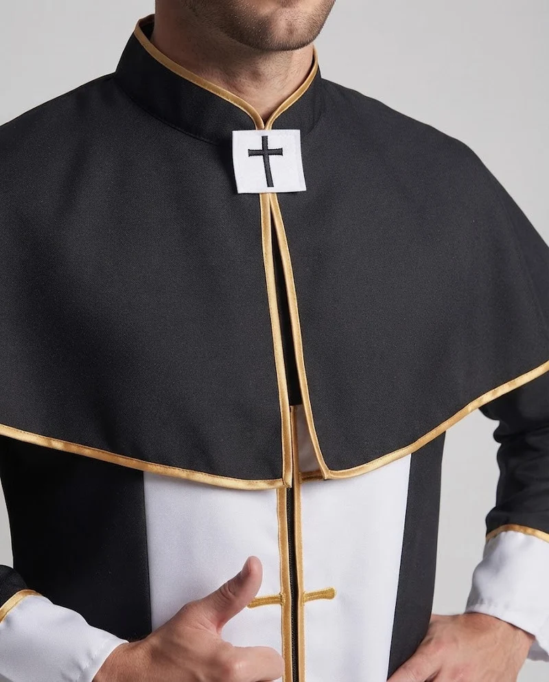Männer Kostüm als Priester Nord Taschen