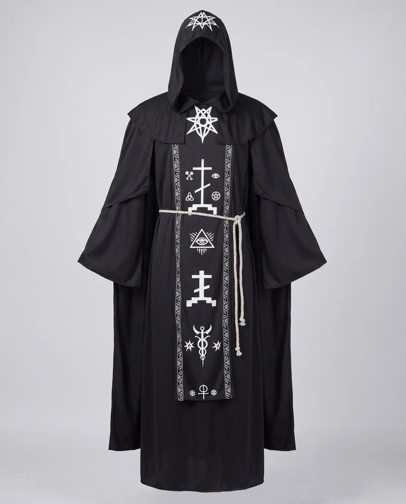 Männliches mystisches Ritualkostüm Nord Taschen