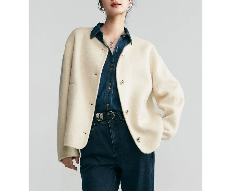 Damen Elegante und bequeme Strickjacke Nord Taschen