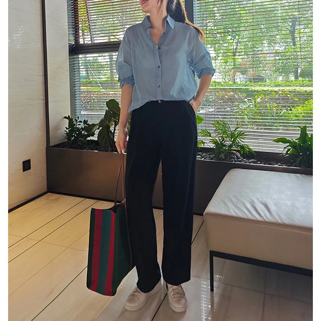 Damen Elegante und bequeme Stoffhosen Nord Taschen