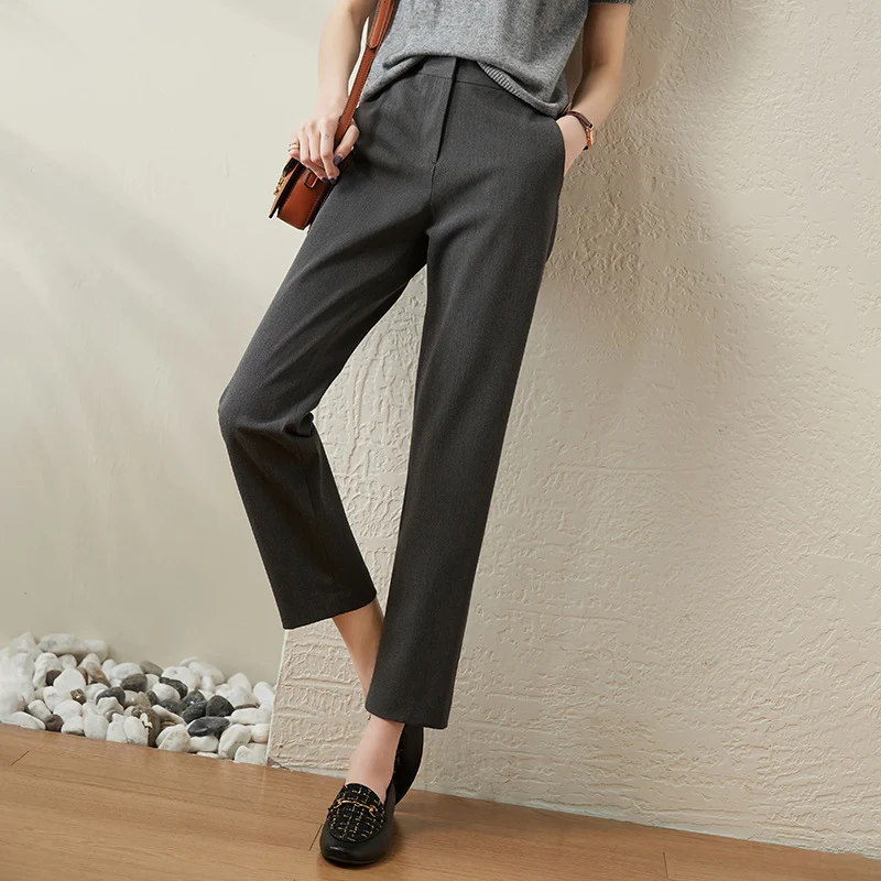 Damen Elegante und bequeme Hose mit schmalem Schnitt Nord Taschen