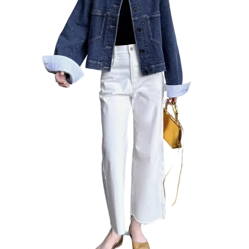 Damen Elegante und bequeme hoch taillierte Hose Nord Taschen