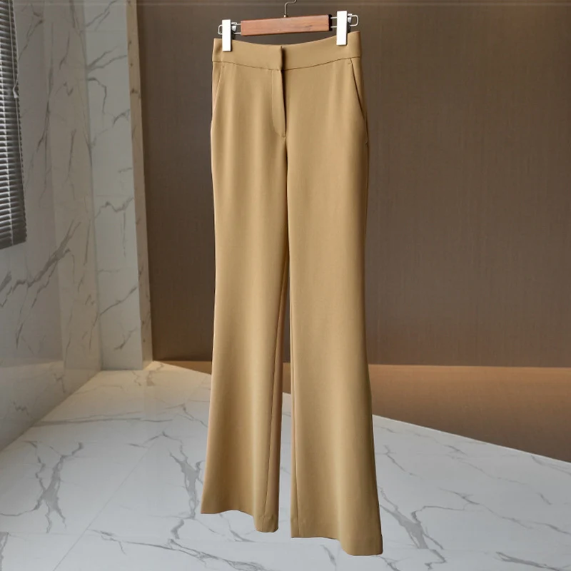 Damen Elegante und bequeme High-Waist Trousers Nord Taschen