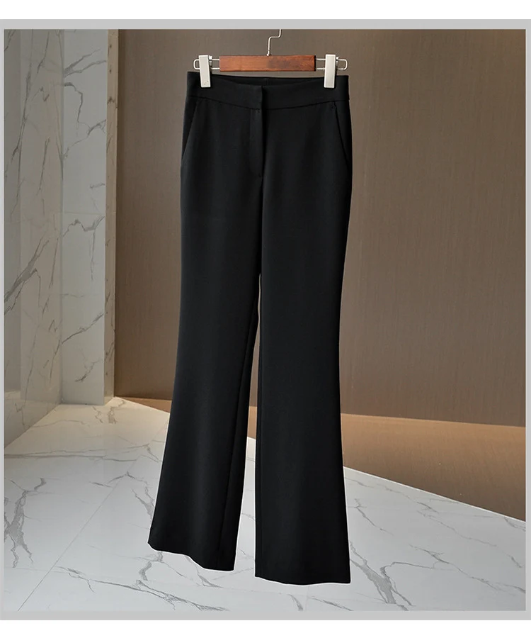 Damen Elegante und bequeme High-Waist Trousers Nord Taschen