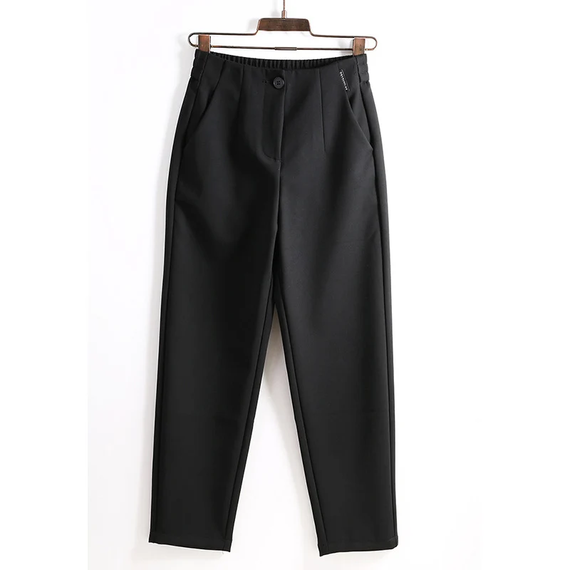 Damen Elegante und bequeme High-Waist Stoffhose Nord Taschen