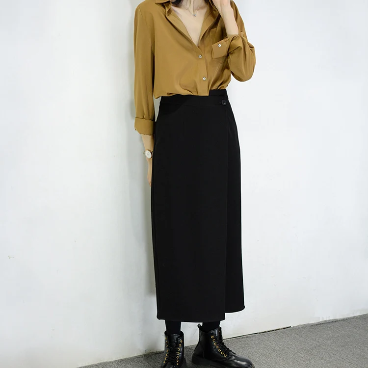 Damen Elegante und bequeme Bluse mit schickem Kragen Nord Taschen