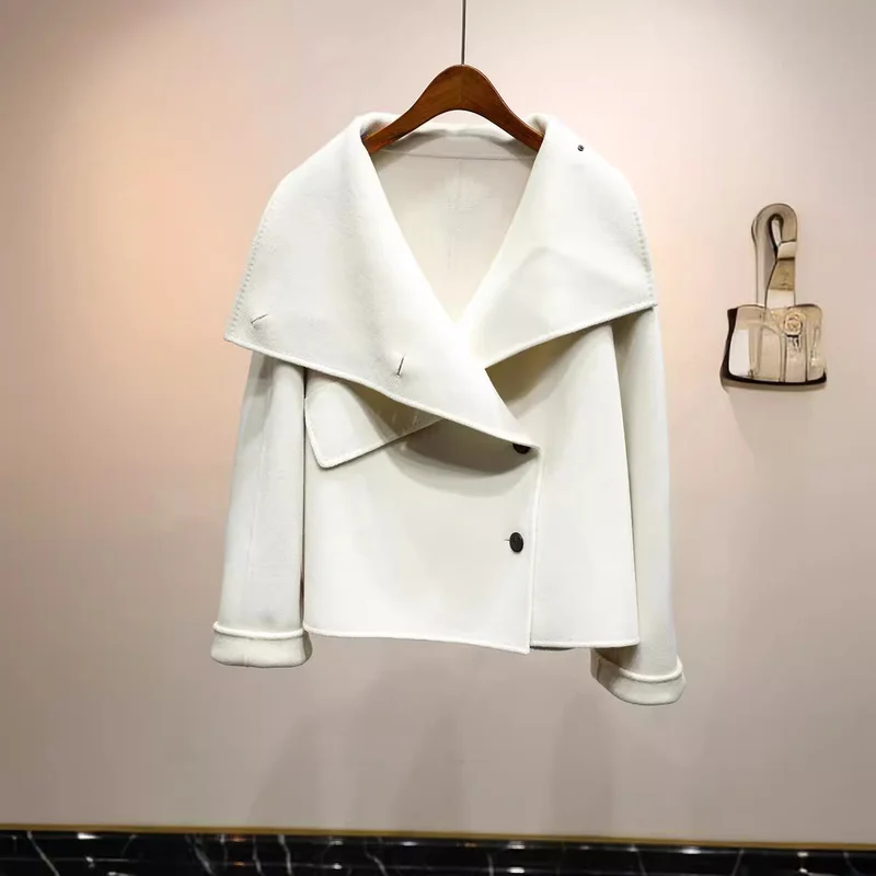 Damen elegante Übergangsjacke mit hohem Kragen Nord Taschen