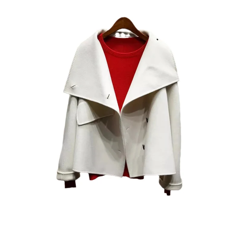 Damen elegante Übergangsjacke mit hohem Kragen Nord Taschen