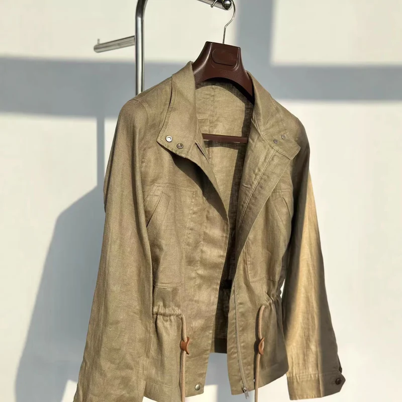Damen elegante Übergangsjacke mit hohem Kragen Nord Taschen 1789268837