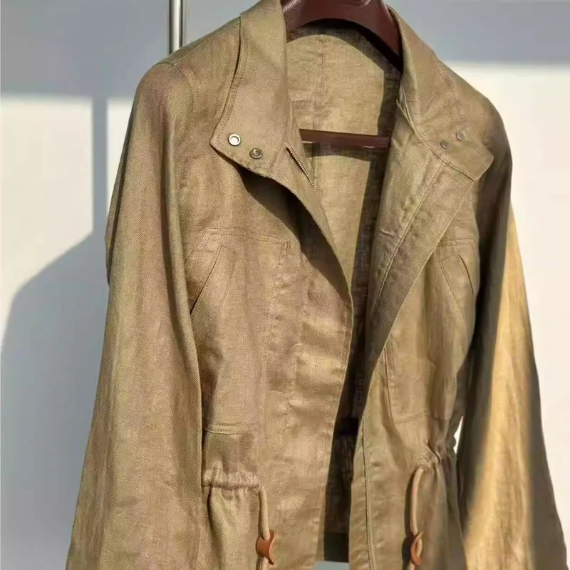 Damen elegante Übergangsjacke mit hohem Kragen Nord Taschen 1789268837
